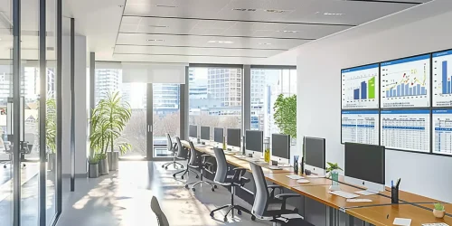 a-sleek-modern-office-with-multiple-064fa340-703a-4673-8889-0aef70f5e228